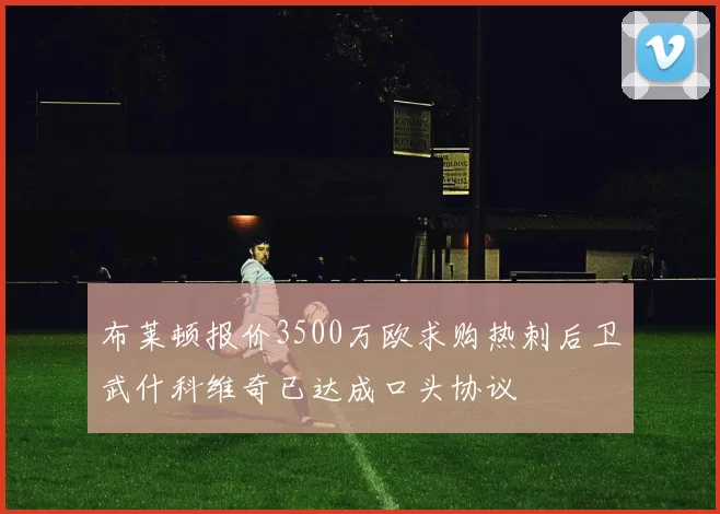 布莱顿报价3500万欧求购热刺后卫武什科维奇已达成口头协议